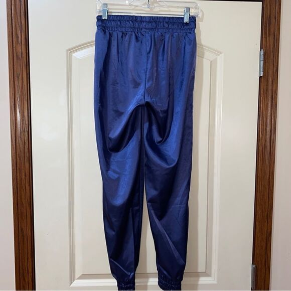 NIKE AIR Satin Court Jogger Pants Purple/Blue Women’s Size XS - Picture 6 of 12